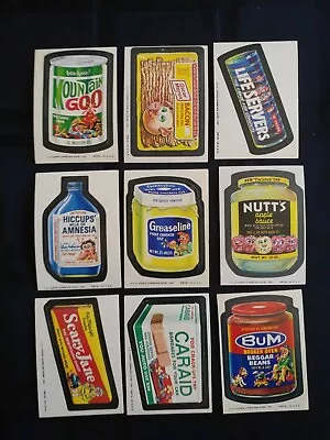 1974 Wacky Packages 10th Series Complete Set No Pupsi Version And Puzzle  • $90