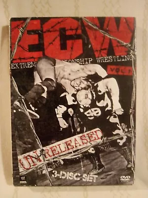 WWE: ECW Unreleased Vol. 1 (DVD 2012 3-Disc Set) • $10.10