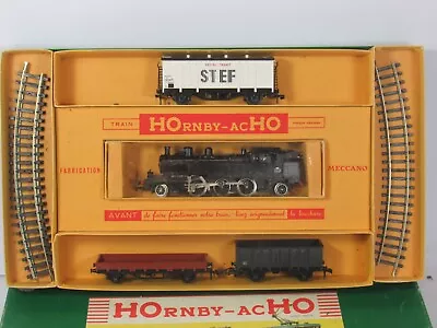 HORNBY ACHO ( FRENCH) No.SNCF  STEAM FREIGHT SET  TRAIN SET    VN MIB • £245