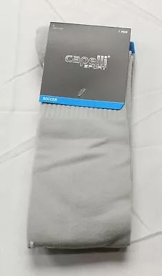 Capelli Sport Unisex CS One Match Soccer Socks LL7 Light Gray Medium NWT • $11.99