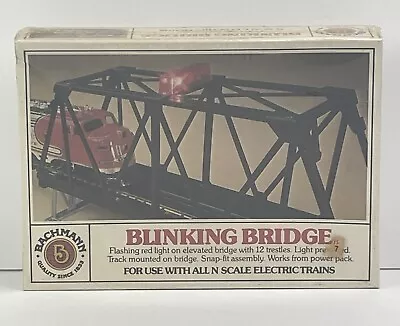Bachmann Blinking Bridge N Scale Electric Trains 12 Trestles 7554 New Sealed Box • $16.87