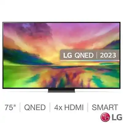 LG 75QNED826RE 75 Inch QNED 4K UHD TV (SRP £1595) *NEW SMALL DENT IN CASING* • £1295