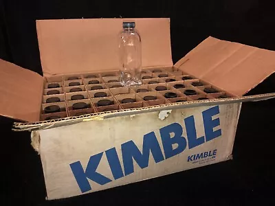 Vintage NOS Case Of 45 Kimble KIMAX K 12 250ml Bottles Item 7404C 04166 • $229.99