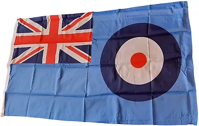 RAF Ensign 5ft X 3ft Flag With Eyelets Suitable For Flagpoles FREE UK Delivery • £7.99