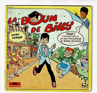 La Boum Of Billy Pirates Vinyl 45 RPM 7   Book - Modern Band Comics Polydor • £7.61