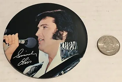Near Mint Vintage Sincerely Elvis Presley Concert Collectible Pinback Button Pin • $29.99