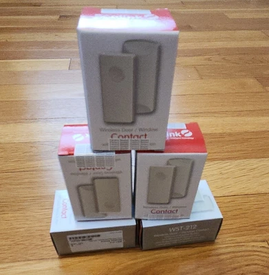 $20 • Buy Lot Of 5 EcoLink WST212 Wireless Window/Door Sensor
