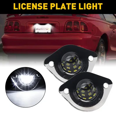 2X LED License Plate Light Rear Bumper Tag Lamp White For 1994-2004 Ford Mustang • $13.29