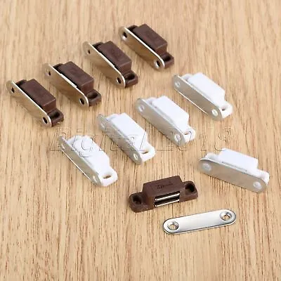 5pcs Magnetic Cabinet Catches Push Open Touch Kitchen Door Stop Damper Buffers • $3.08