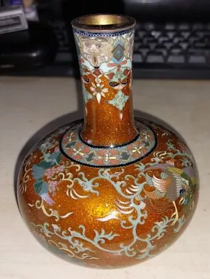 Japanese Cloisonne Vase Absolutely Stunning Museum Quality Meiji Period Signed  • $118.75