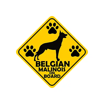 Belgian Malinois Car Bumper Vinyl Sticker Decal • $3.98