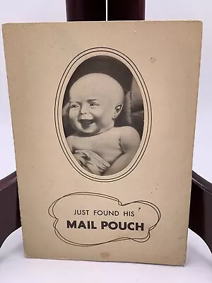 VINTAGE Tobaciana Tobacco Advertising 1938 MAIL POUCH Card • $7.50