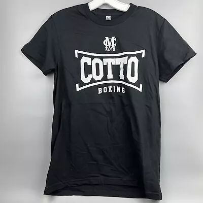 MIGUEL COTTO Boxing Champion Logo Woman’s Black T-Shirts Size XL • $14.99