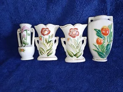 Four-piece Lot Of Small Vases Made In Occupied Japan • $20