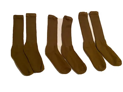 3 Military Antimicrobial Boot Socks (3 Pack) Size S 5-7 Coyote Green Made In USA • $14.99