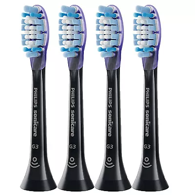 4 Handles Sonicare Gum Care G3 Toothbrush Replacement Heads HX9053/96 Black • $36.20