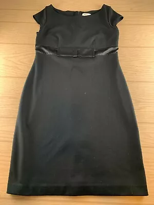 Isaac Mizrahi For Target Dress Sz L Tulip-Sleeve Swing Black  • $11.88