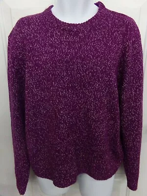 Urban Outfitters Mens Size Large Purple Crew Neck Winter Sweater • $22.49