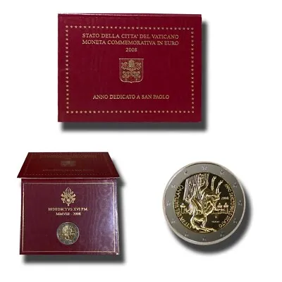 2008 Vatican - 2 Euro Commemorative Coin • $132