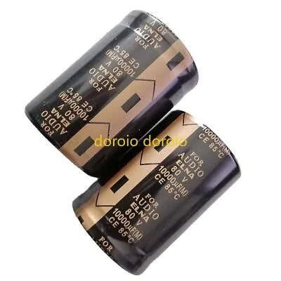 2PCS ELNA 10000UF 80V FOR AUDIO Grade Electrolytic Capacitors 85°C JAPAN • $23.40