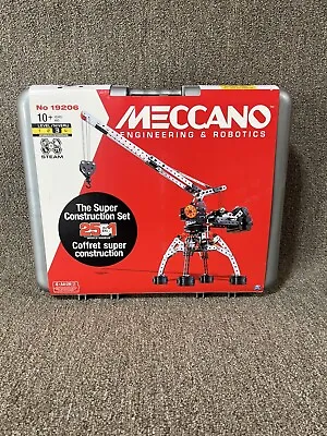 Meccano Super Construction 25-in-1 Motorized Building Set STEAM Education Toy • $192.21