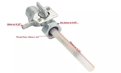 Petcock Fuel Valve Assembly For HONDA SHADOW VT1100C 1987-1996 (M18) ON/OFF/RES • $9.99