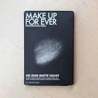 Make Up For Ever HD Skin Matte Velvet Powder Foundation 1R02 Cool Alabaster -NIB • $26.99