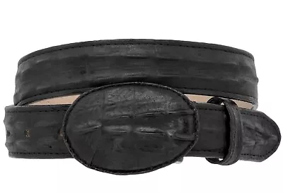 Kids Unisex Western Cowboy Belt Alligator Print Leather Black Cinto Vaquero • $19.99