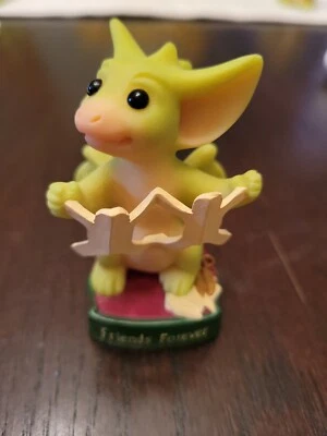 $25 • Buy Pocket Dragons Messages Friends Forever Dragon Figurine New Signed