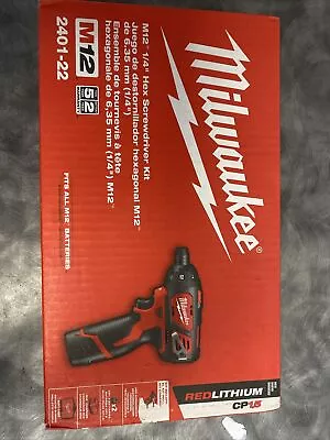 Milwaukee 2401-22 12V Li-Ion 1/4  Cordless Drill/Driver • $69.99