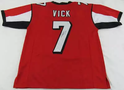 Michael Vick Signed Auto Autograph Replica Falcons Jersey JSA Witness • $59