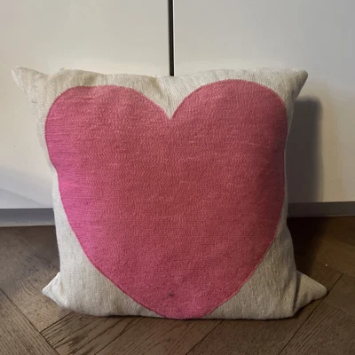 £10 • Buy Cushion Love Heart Neon Pink 