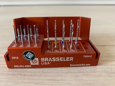 $330 • Buy Brasseler Pin Post And Core Bur Block Kit, Used One Time In Dental School