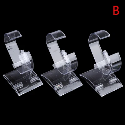 £4.99 • Buy 3Pcs Clear Acrylic Watch Display Holder Stand Rack Showcase Tool Transpar Rd Nm