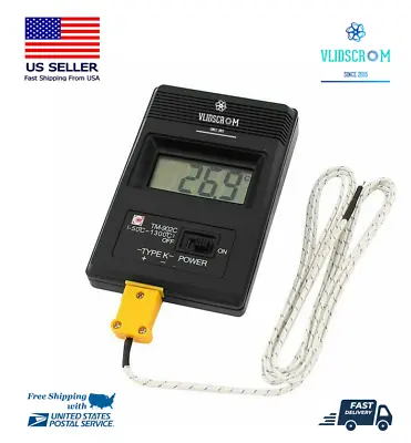 TM-902C Digital Sensor LCD Thermometer Single Input K Type Thermocouple Probe • $115.49