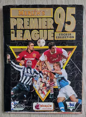 1995 Merlin Premier League Football Sticker Album 100% Complete  • £30