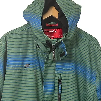 O'Neill Escape Ski Snowboard Jacket Men's Large L Frixton Insulated Hood Vintage • $48