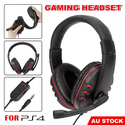 $15.85 • Buy Wired Gaming Headset Headphone With Microphone For Sony PS4 PS5 XBOX SWITCH PC
