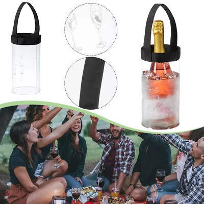 Wine Bottle Freezer Bag Champagne Cooler Beer Cooling Ice-cold Pouch Holder • £6.12