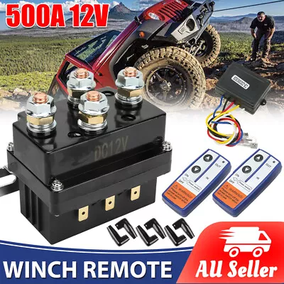 12V AC Contactor Winch Remote Control Switch Handset 150ft For Car Truck ATV 4WD • $51.45