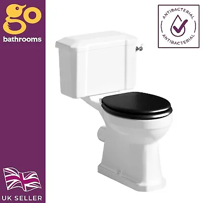 £215 • Buy Traditional Close Coupled Toilet Pan WC Eco Flush Anti-Bacterial Pan | Cambridge