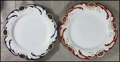 £79.11 • Buy 2 Antique Mintons A.B. Daniell & Sons Rococo Style Cabinet Plates Embossed 10 