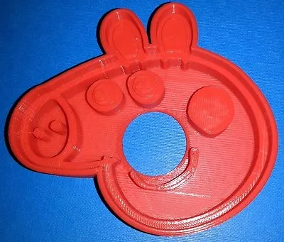 Pig Cookie Cutter (0047) - 3D Printed - High Quality Red • £3.99