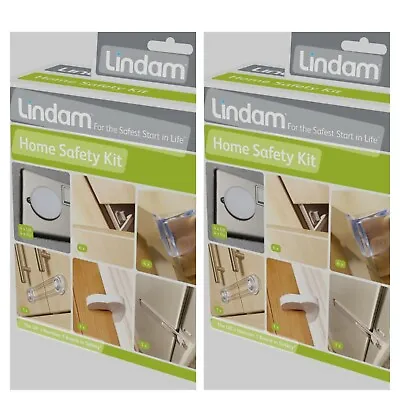 Lindam Home Safety Kit 21 Pieces  2x Sets Ideal For Larger Homes  • £10.95