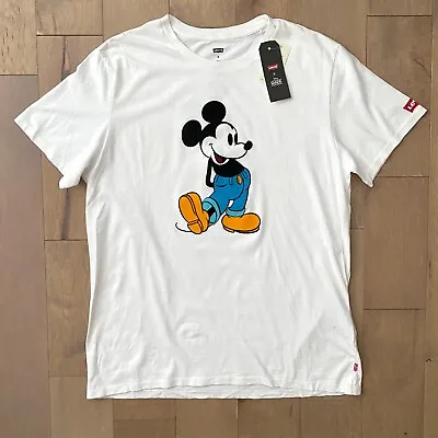 Levi's Levis Men's X Disney Mickey 90th Birthday Velvet Tee T Shirt XL • $29.99