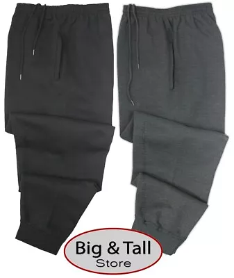 ROCXL Big & Tall Men's Midweight Fleece JOGGERS 3XL To 6XL Sweatpants • $33.95