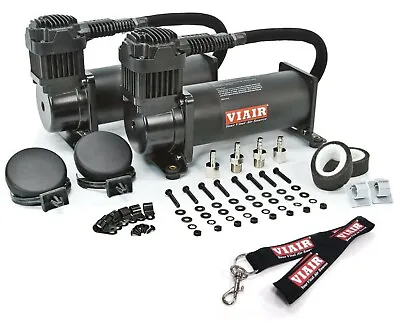 Viair 444 C Dual Pack Black Air Ride Suspension Air Compressors Pumps Free Gift • $339.95