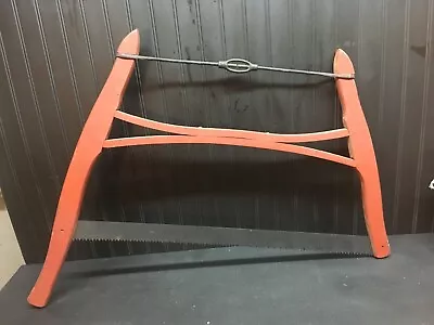 VINTAGE ANTIQUE CROSS CUT WOOD BUCK / BOW SAW  30in Barn Tool • $77.39