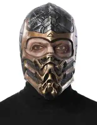Scorpion Mask Mortal Kombat Ninja Fancy Dress Up Halloween Costume Accessory • $49.95