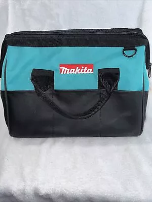 Makita Tool Bag Contractor Bag Carry Tote Blue Black With Handles Tradie 40cm • $17.99